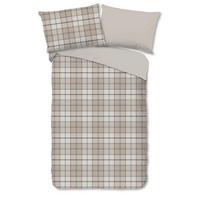 BETTWÄSCHE Good Morning Flanell, Biber 140/200 cm  - Sandfarben/Ecru, Basics, Textil (140/200cm)