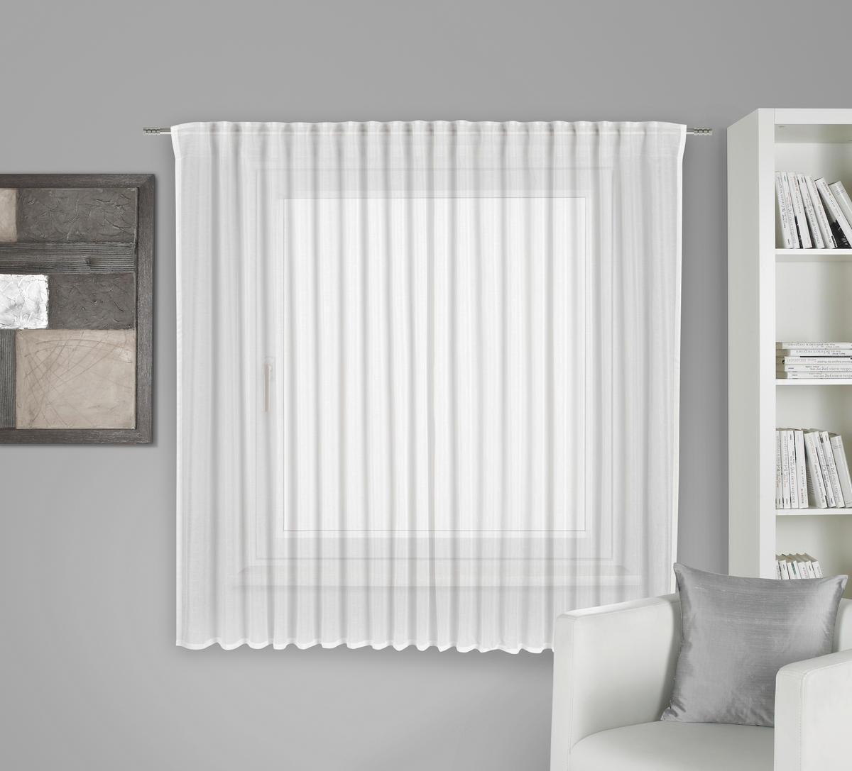 ZAVJESA SA SKRIVENIM OMČAMA krem  300/160 cm  - krem, Basics, tekstil (300/160cm) - Esposa