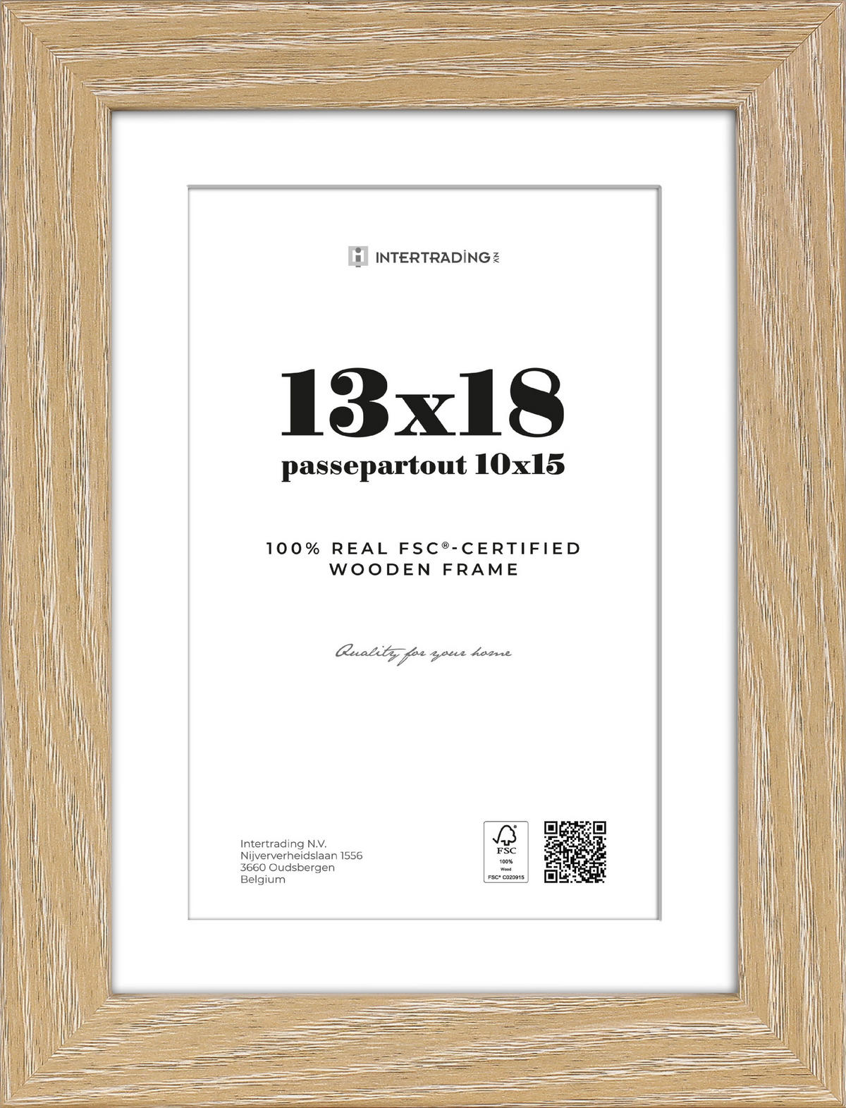 BILDERRAHMEN 16,2/21,2/2,7 cm  - Eichefarben, Basics, Holzwerkstoff (16,2/21,2/2,7cm)