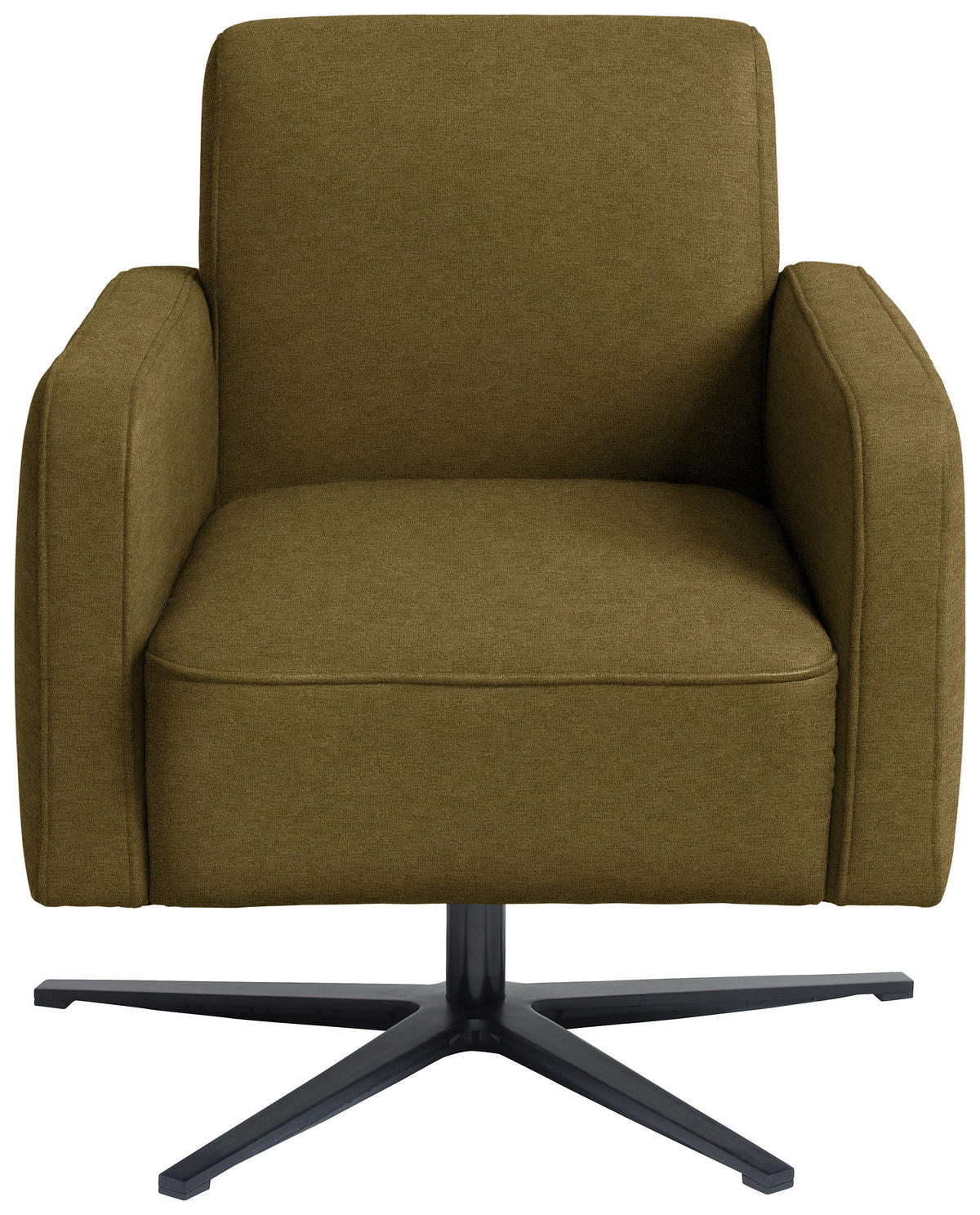 DESIGNSESSEL Flachgewebe Senfgelb  - Senfgelb/Schwarz, Design, Textil/Metall (73/84/82cm) - Johann Jakob