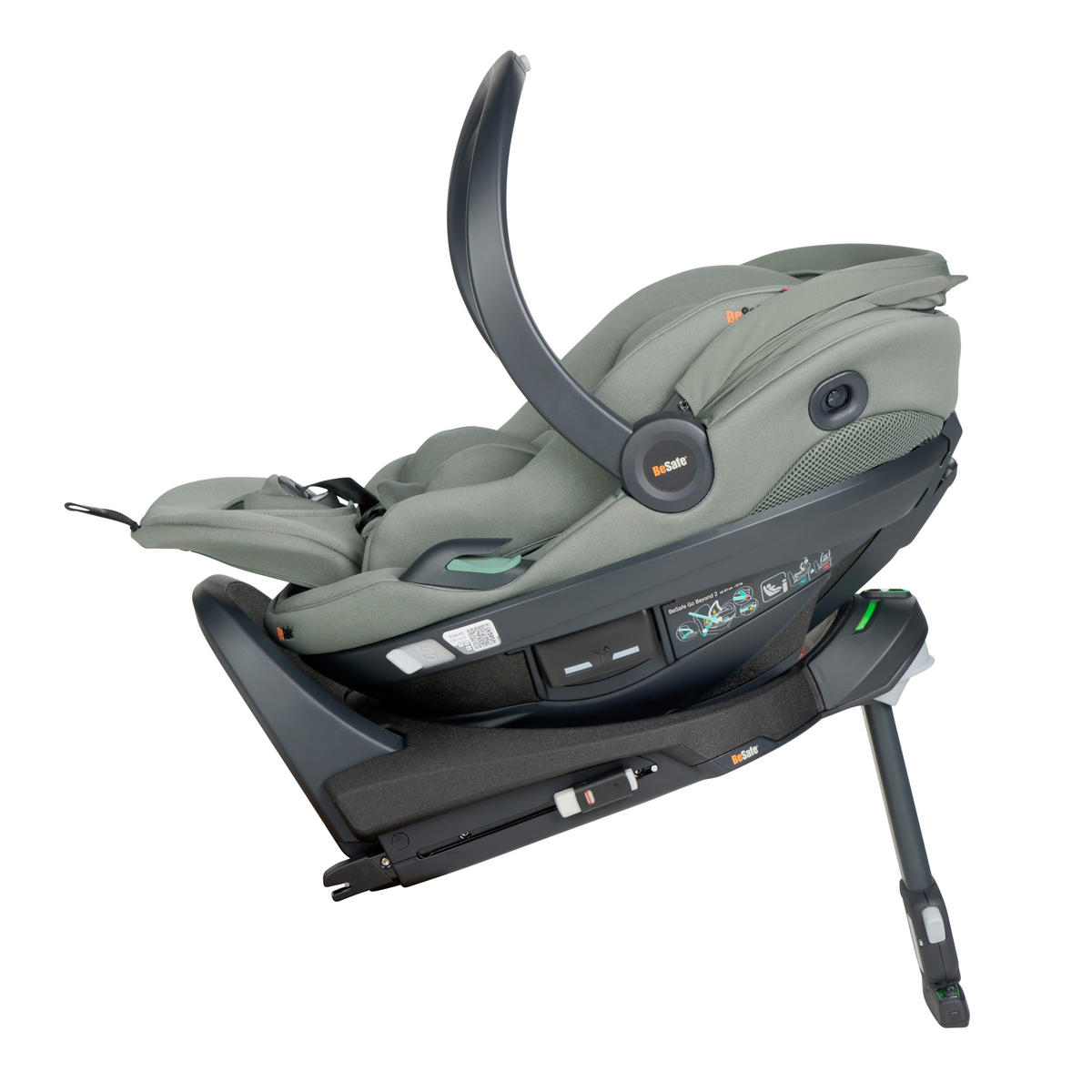 AUTO-SEDIŠTE ZA BEBE  Go Beyond²  - crna/travazelena, Osnovno, tekstil/plastika (64/44/59cm) - Besafe