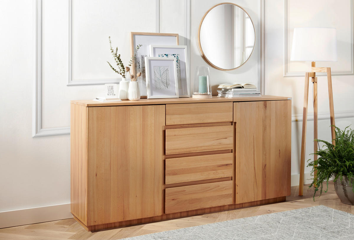 SIDEBOARD  in 180/89,2/41 cm  - Buchefarben, Trend, Holz/Holzwerkstoff (180/89,2/41cm) - Linea Natura