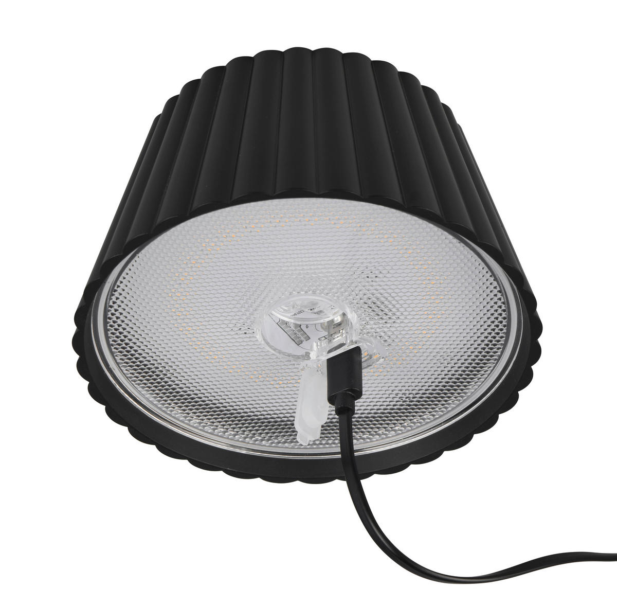 STOLNÍ LAMPA NA BATERIE 13,5/39,1 cm - černá, Konvenční, kov (13,5/39,1cm)