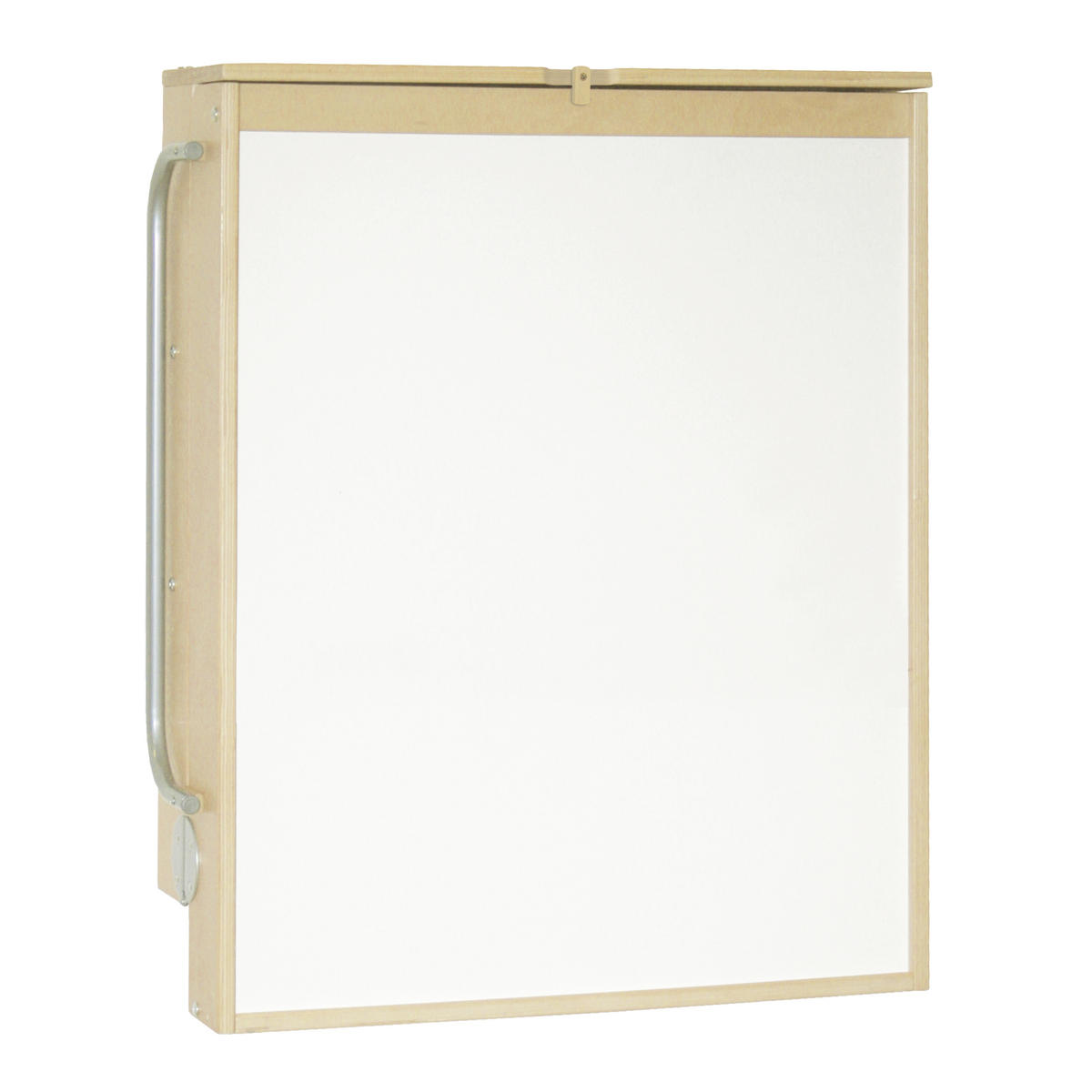 WANDWICKELTISCH Naturfarben  - Silberfarben/Naturfarben, Basics, Holz/Metall (75/60cm) - Roba
