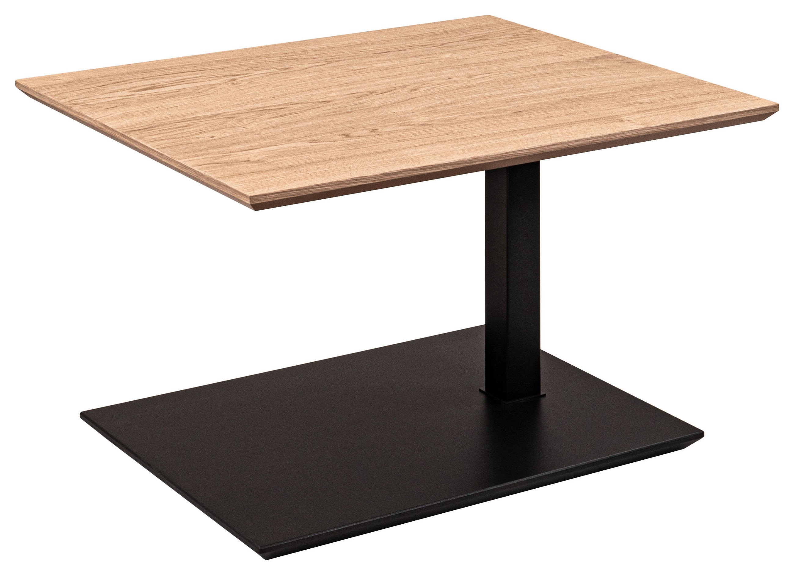 COUCHTISCH Asteiche furniert 70/60/47-65 cm Wildeiche  - Wildeiche, Holz/Holzwerkstoff (70/60/47-65cm)