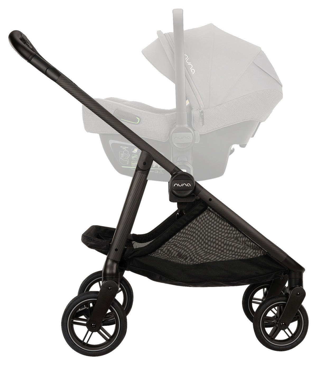 KINDERWAGEN Swiv  - Schwarz/Grau, Basics, Textil/Metall (94/54/103cm) - Nuna