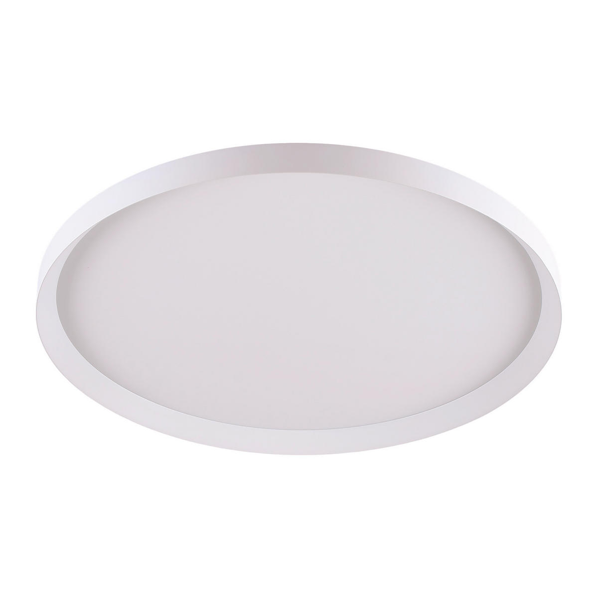 LED MENNYEZETI LÁMPA - fehér, Basics, műanyag/fém (6.5/48.5cm)
