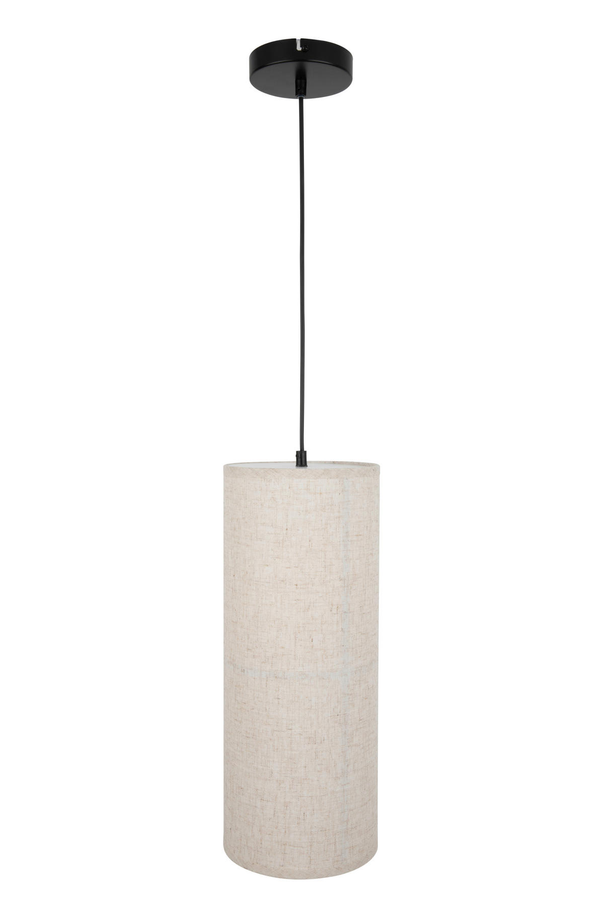 HÄNGELEUCHTE 18/120 cm   - Beige, Design, Kunststoff/Textil (18/120cm) - Collet's Monde