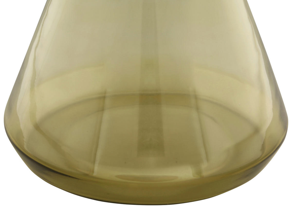 BEISTELLTISCH in Metall, Glas  - Goldfarben/Grün, Design, Glas/Metall (41,5/53cm) - Kayoom
