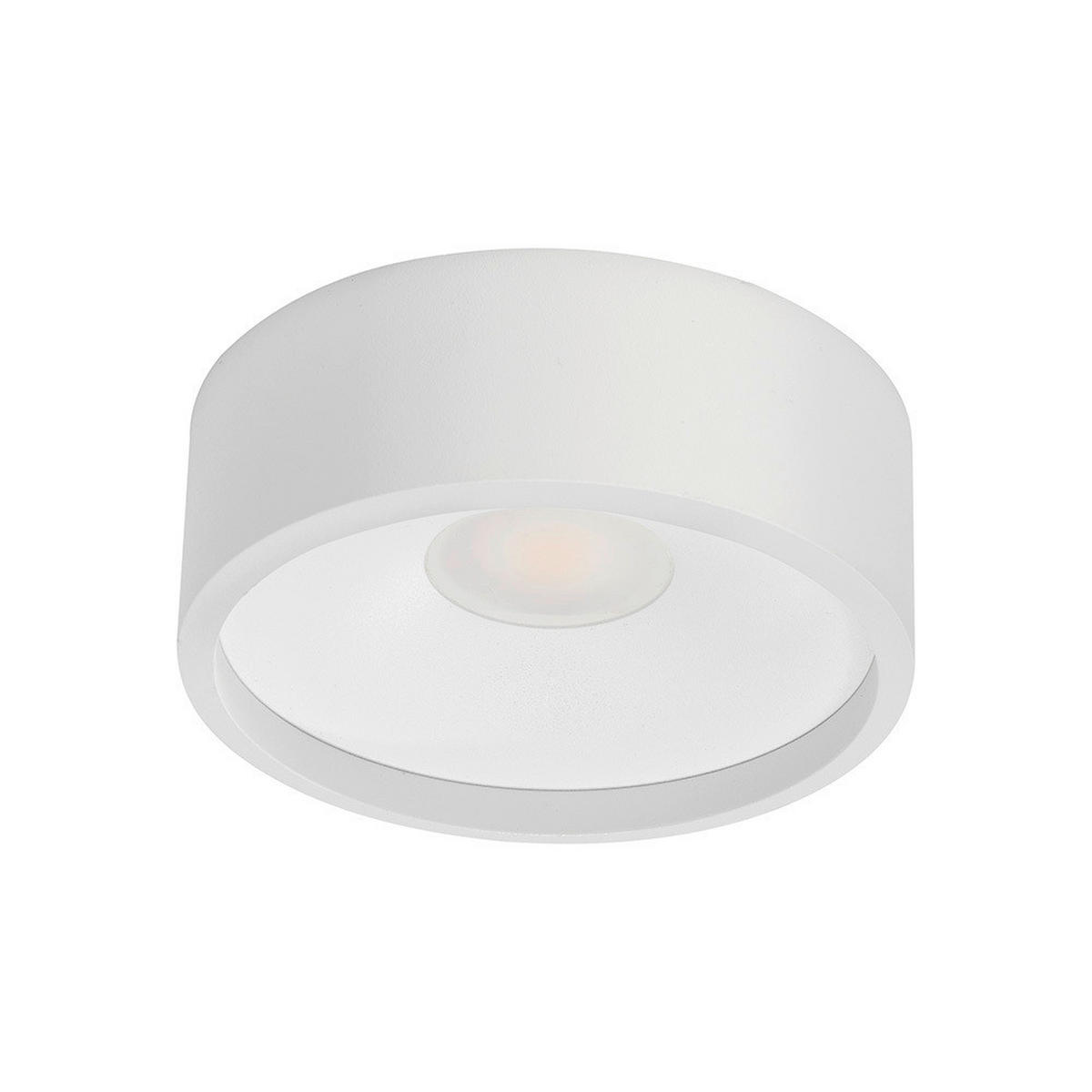 LED-DECKENLEUCHTE  14/5 cm    - Weiss, Design, Metall (14/5cm)