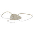 LED-DECKENLEUCHTE Alvia 102,5/72,5/5 cm  - Sandfarben, Design, Kunststoff/Metall (102,5/72,5/5cm) - Novel