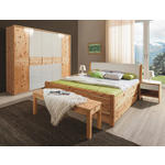 SCHLAFZIMMER 180/200 cm  in Zirbelkieferfarben  - Zirbelkieferfarben, Natur, Holz (180/200cm) - Linea Natura