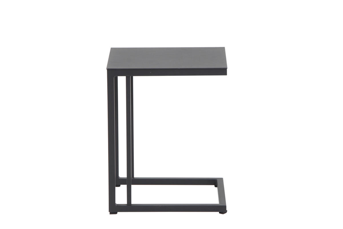 GARTENBEISTELLTISCH  - Anthrazit, Basics, Metall (33,5/50/40cm) - Siena Garden