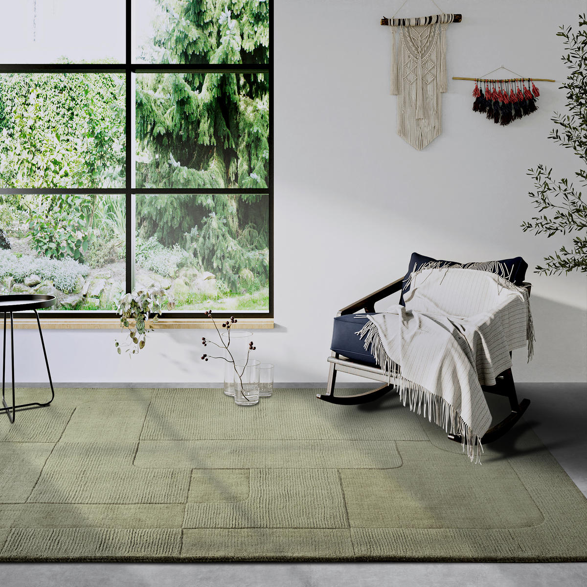 HANDWEBTEPPICH 120/170 cm Kollektion 1906 Grün  - Grün, Design, Textil (120/170cm) - Villeroy & Boch