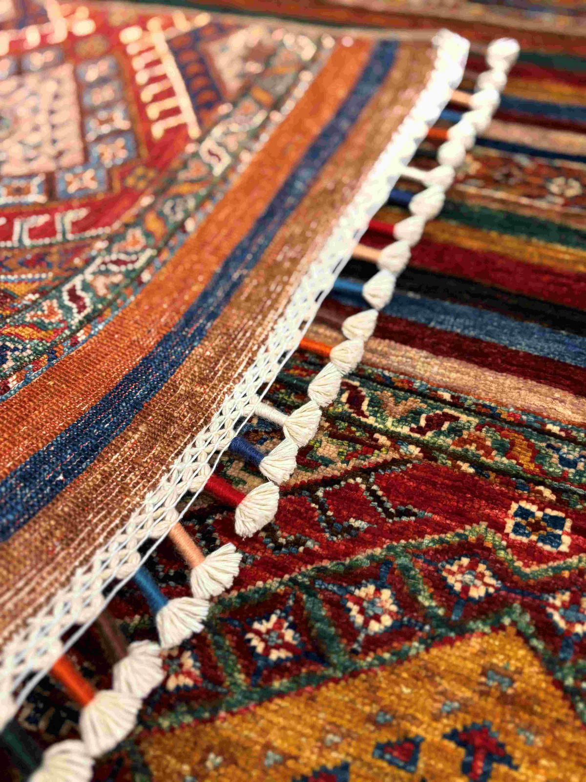 ORIJENTALNI TEPIH  višebojna, bež     - višebojna/bež, Osnovno, tekstil/prirodni materijali (100/160cm)