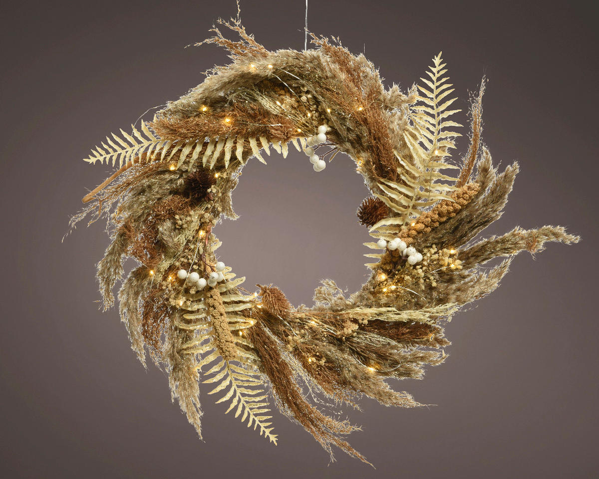 KRANZ - Naturfarben, KONVENTIONELL, Naturmaterialien (55,00/55,00/8,00cm)