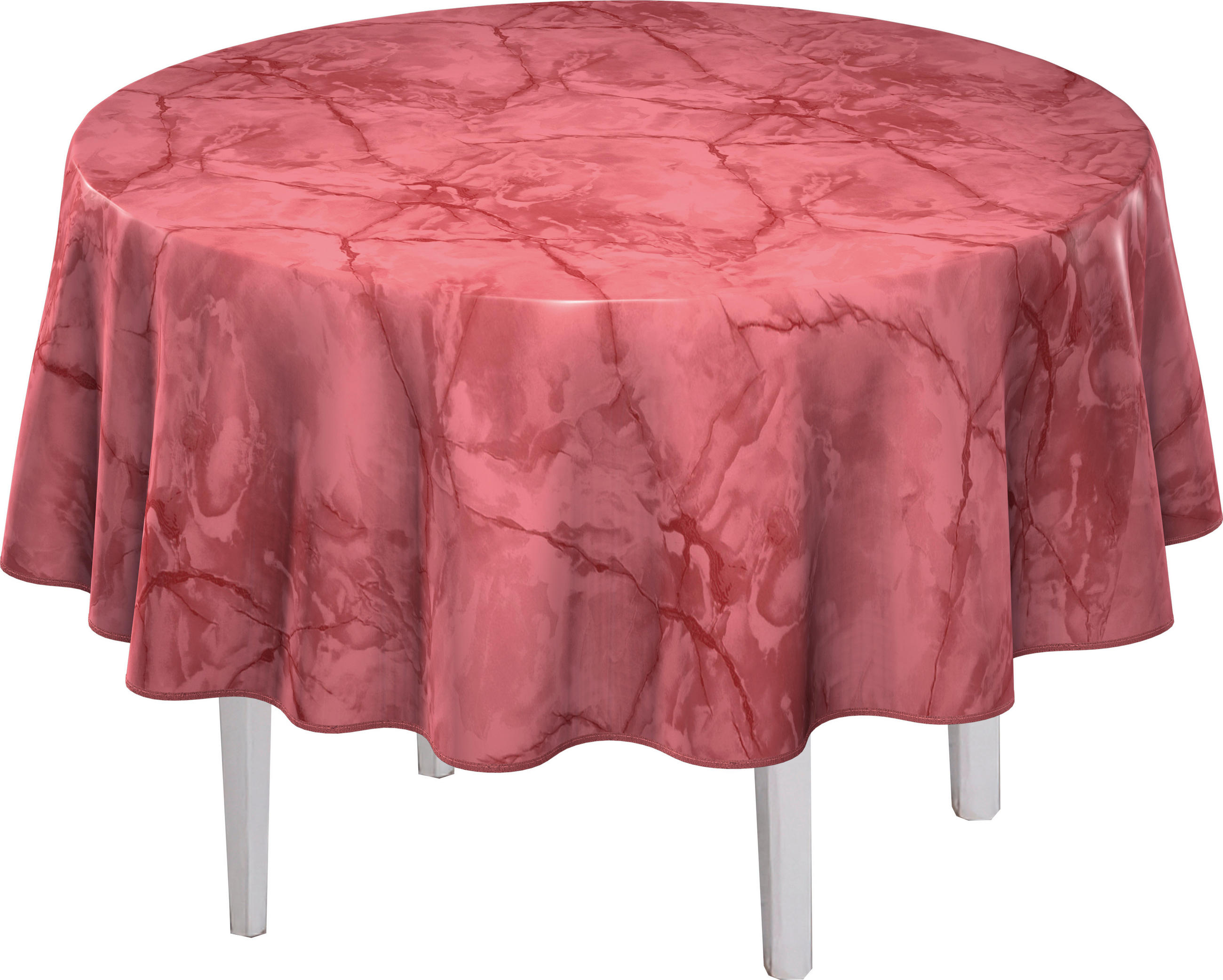 TISCHDECKE MILANO 140 cm  - Altrosa, KONVENTIONELL, Textil (140cm) - Peyer Syntex