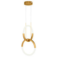 PENDELLEUCHTE 34/55 cm  - Goldfarben, Trend, Metall (34/55cm) - MAYTONI