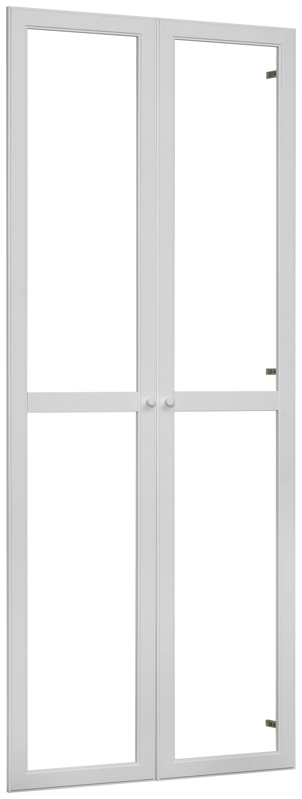 TÜRENSET 80/199,2/1,8 cm   - Weiss, Konventionell, Glas/Holzwerkstoff (80/199,2/1,8cm) - Carryhome