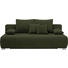 SCHLAFSOFA in Textil Dunkelgrün - Chromfarben/Dunkelgrün, Design, Kunststoff/Textil (212/72-90/108cm) - Hom`in SCHLAFSOFA in Textil Dunkelgrün - Chromfarben/Dunkelgrün, Design, Kunststoff/Textil (212/72-90/108cm) - Hom`in