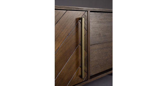 SIDEBOARD 180/60/45 cm - Messingfarben/Akaziefarben, KONVENTIONELL, Holz/Holzwerkstoff (180/60/45cm) - Ambia Home