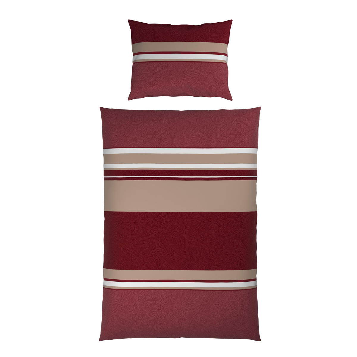 BETTWÄSCHE Mavie Satin 140/200 cm  - Rot, KONVENTIONELL, Textil (140/200cm) - Novel
