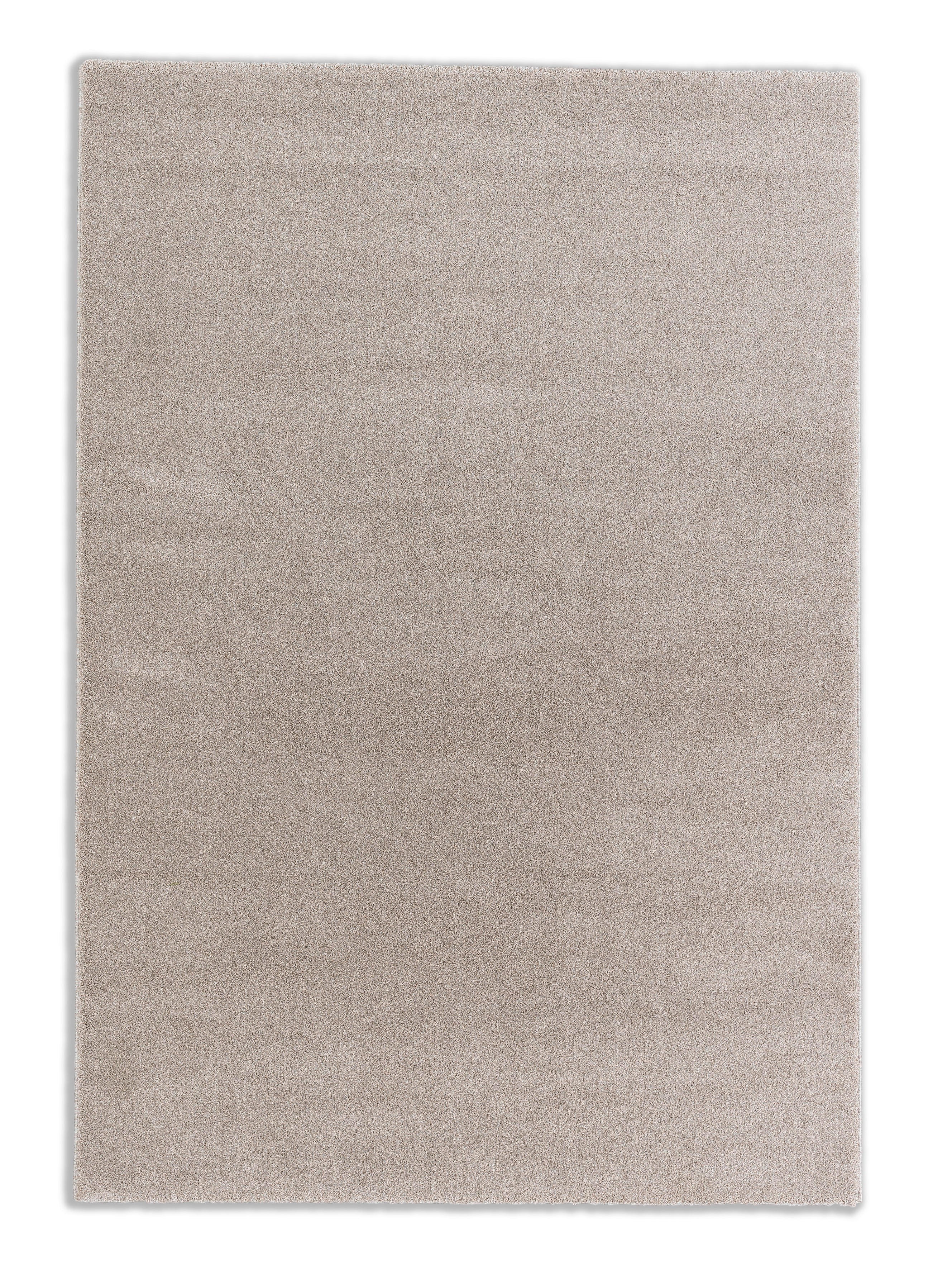 HOCHFLORTEPPICH  67/130 cm  gewebt  Beige   - Beige, Basics, Textil (67/130cm) - Schöner Wohnen