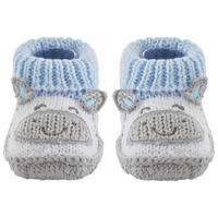 SKOR - vit/blå, Basics, textil (0-3 Mnull) - My Baby Lou