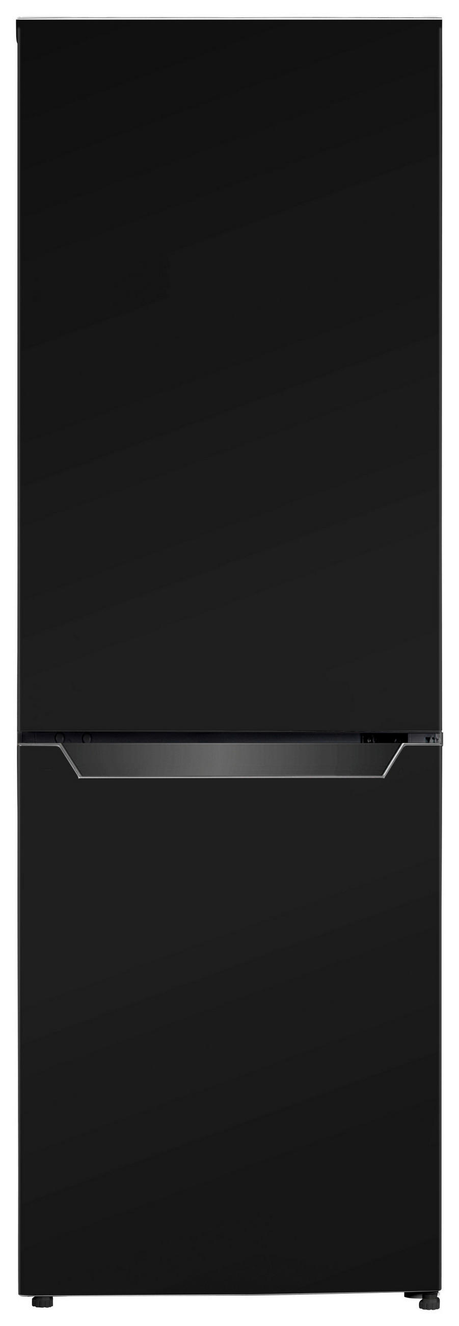 KYL-/FRYSKOMBINATION KG144S-52  - svart, Basics, metall/glas (47,4/144/49,5cm) - Respekta