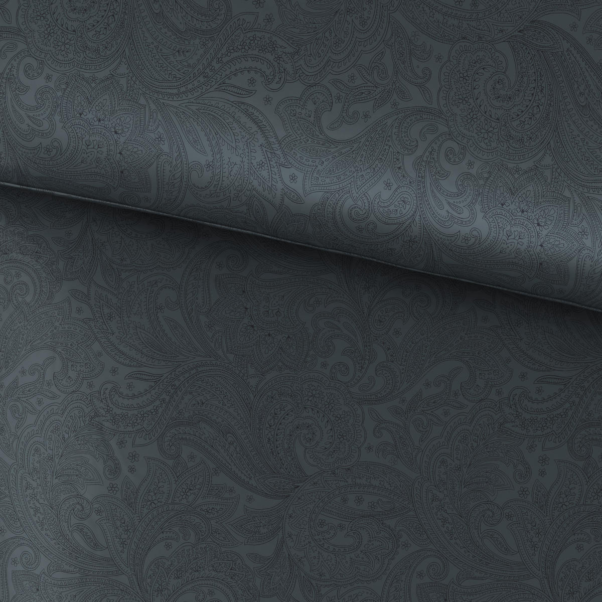 BETTWÄSCHE Satin 135/200 cm  - Anthrazit, Textil (135/200cm) - Novel