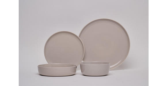 KOMBISERVICE Colori grigio 24-teilig  - Grau, Trend, Keramik - Novel