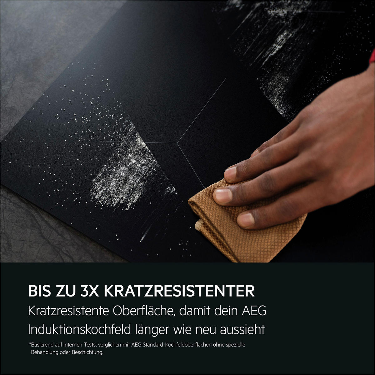 BACKOFENSET XXXL60  - Schwarz, Basics, Glas/Metall (56,0/59,3/55,0cm) - AEG