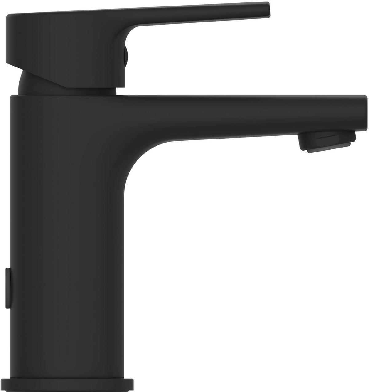 WASCHTISCHARMATUR 5,5/16,0/15,5 cm  - Schwarz, Basics, Metall (5,5/16,0/15,5cm)