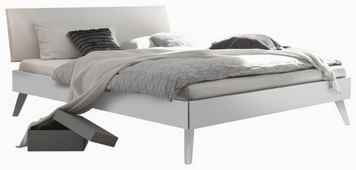 BETT 140/200 cm  in Weiß  - Weiß, Design (140/200cm) - Hasena
