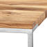 COUCHTISCH Eiche massiv quadratisch Edelstahlfarben, Eichefarben - Edelstahlfarben/Eichefarben, Design, Holz/Metall (50/50/40cm) - Novel COUCHTISCH Eiche massiv quadratisch Edelstahlfarben, Eichefarben - Edelstahlfarben/Eichefarben, Design, Holz/Metall (50/50/40cm) - Novel