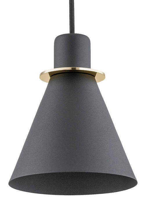 HÄNGELEUCHTE Argon Beverly 100/14,5/14,5 cm   - Goldfarben/Schwarz, Basics, Metall (100/14,5/14,5cm)