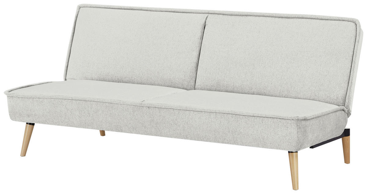 SCHLAFSOFA in Webstoff Creme  - Creme/Naturfarben, MODERN, Holz/Textil (188/84/87cm) - MID.YOU