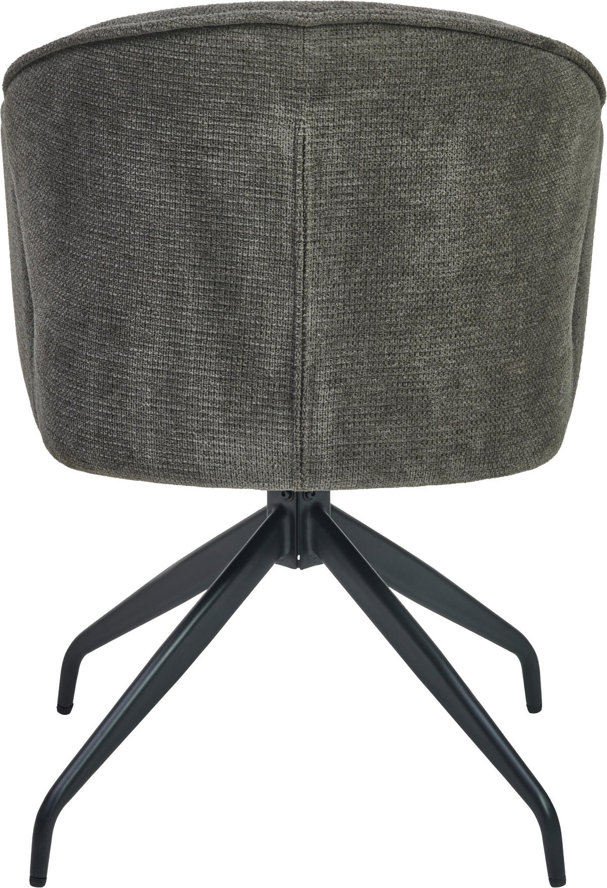 ARMLEHNSTUHL  Sitzfläche 360° drehbar Webstoff  - Schwarz, MODERN, Holz/Textil (60/86/61cm) - MID.YOU