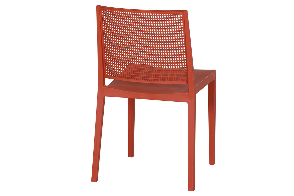 STAPELSTUHL in Kunststoff Rot  - Rot, Basics, Kunststoff (46/80/56cm) - Siena Garden