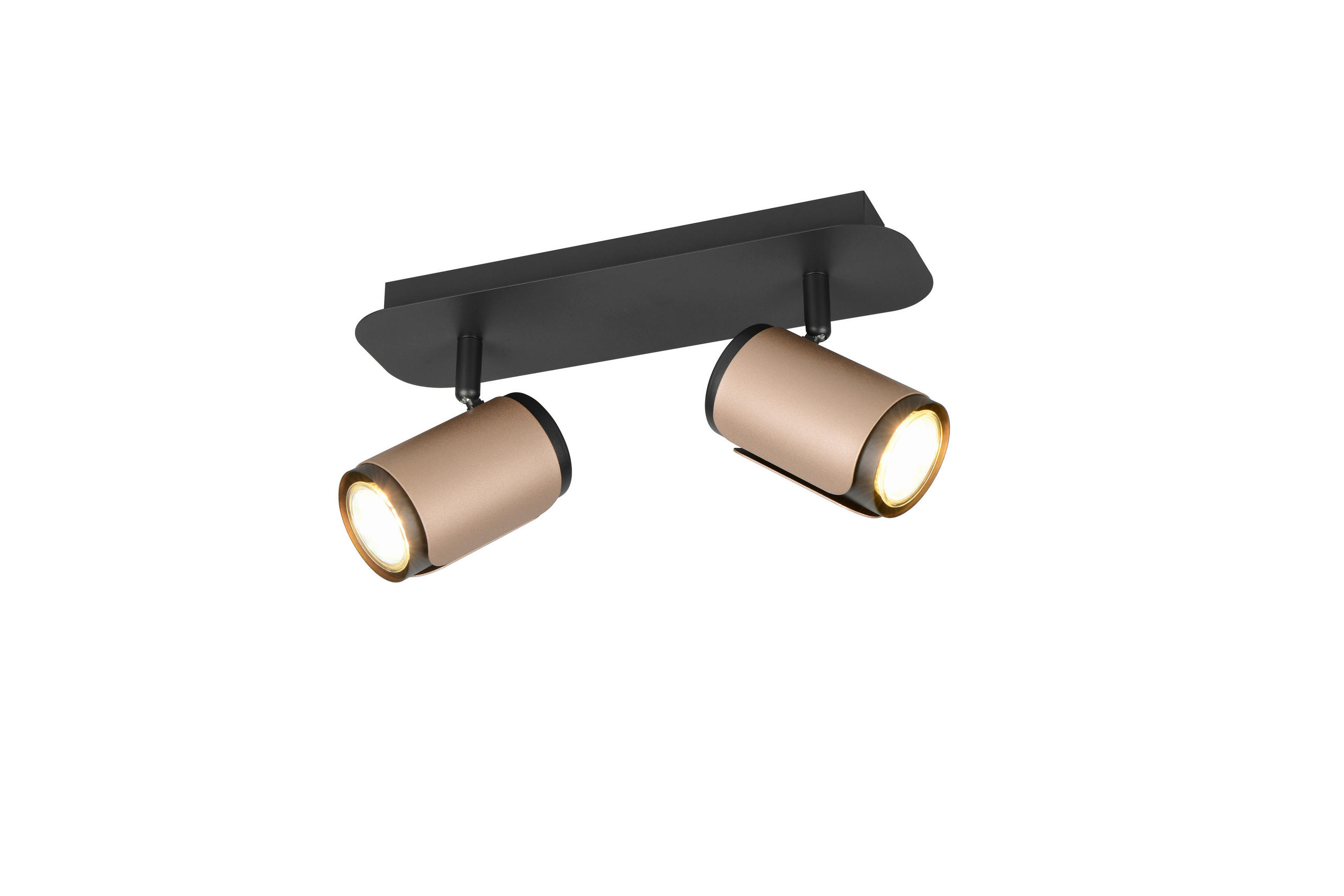 STRAHLER 30/12/16 cm - Schwarz/Braun, Basics, Metall (30/12/16cm) - Trio Leuchten