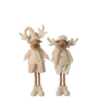 DEKORENTIER - Beige, Basics, Textil (20/14/82cm)