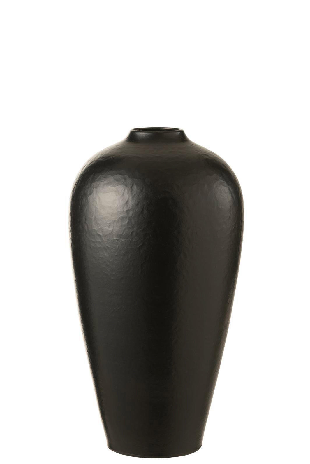 VASE  - Schwarz, Basics, Keramik (26/26/50cm) - Ambia Home
