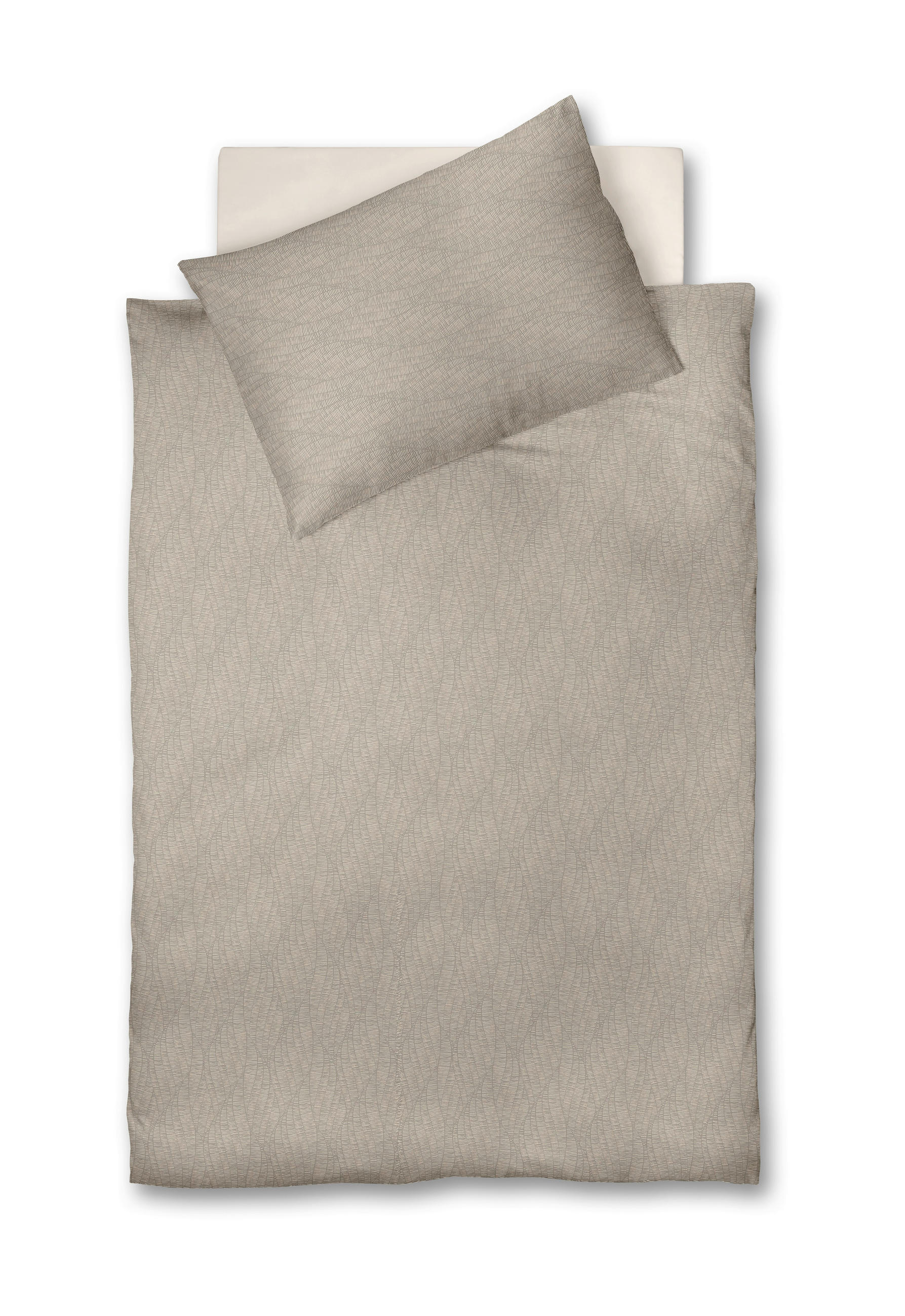 ÁGYNEMŰHUZAT-GARNITÚRA 140/200 cm  - magasfényű szürke/antracit, Basics, textil (140/200cm) - Fleuresse