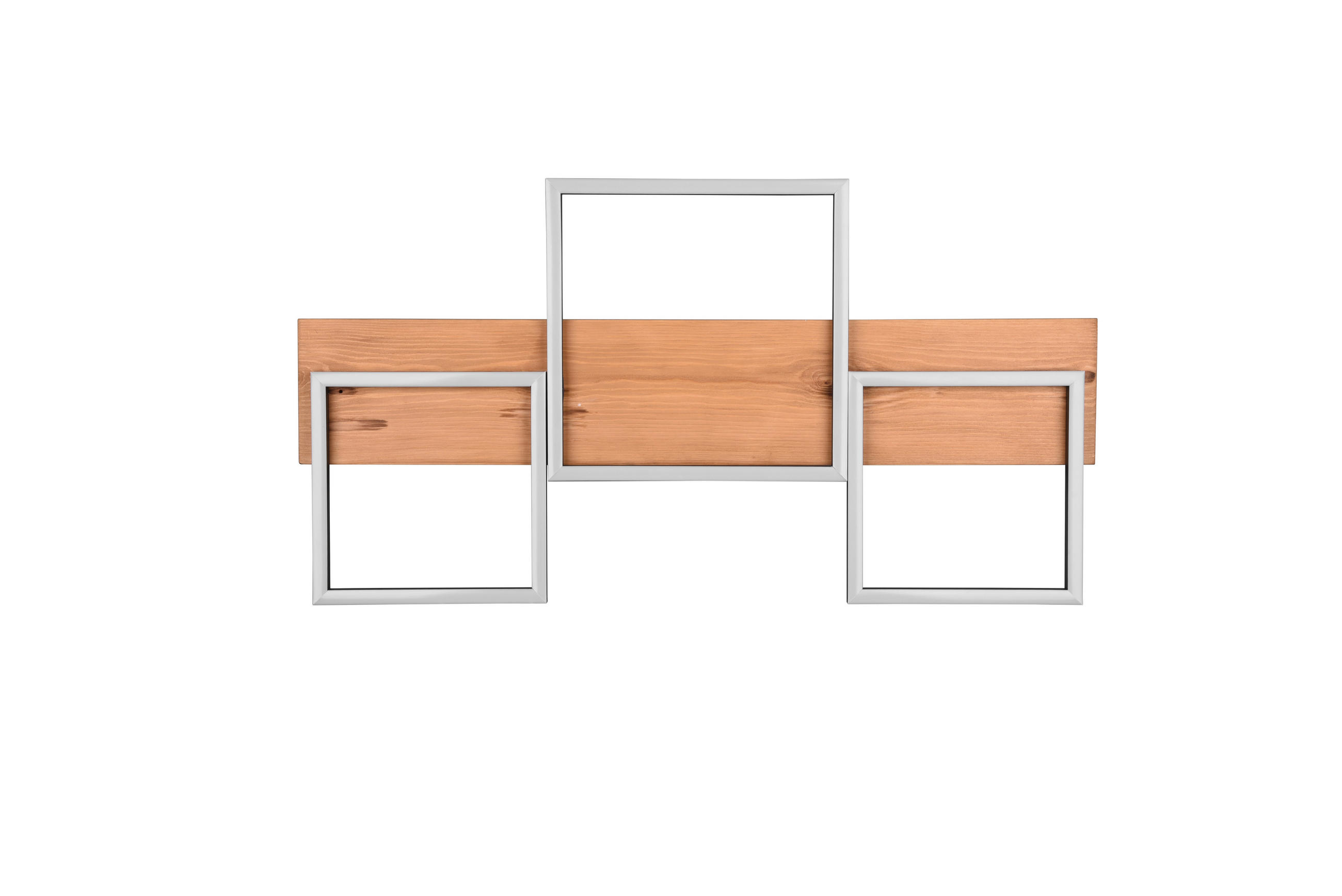LED-DECKENLEUCHTE HARPER 65/7,5/34,5 cm   - Schwarz/Braun, Basics, Holz/Metall (65/7,5/34,5cm) - Trio Leuchten
