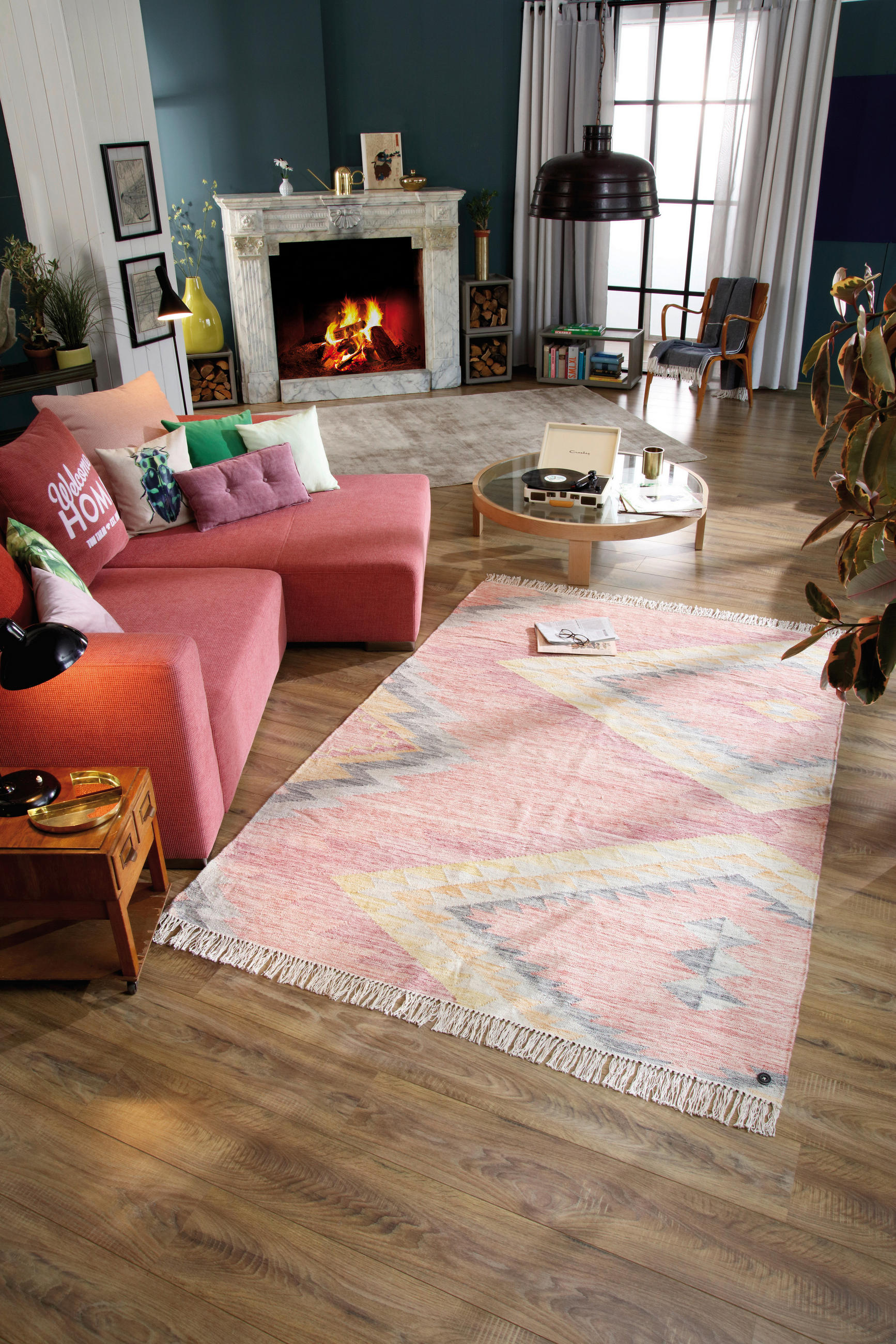 TEPPICH 140/200 cm Pink  - Pink, Design, Textil (140/200cm) - Tom Tailor