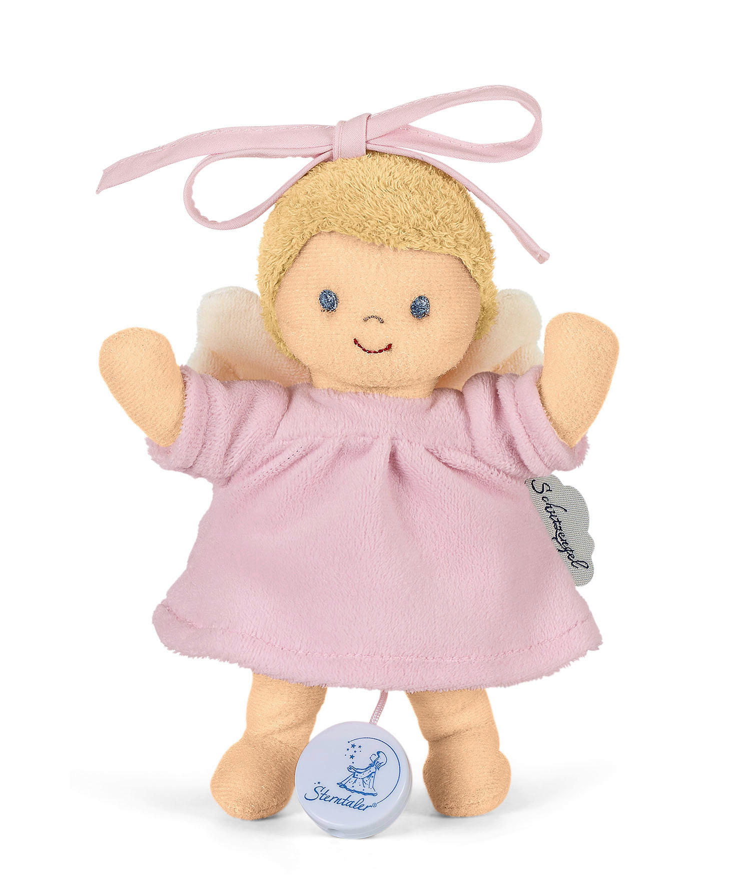 SPIELUHR  - Rosa, Basics, Textil (14/17cm) - Sterntaler