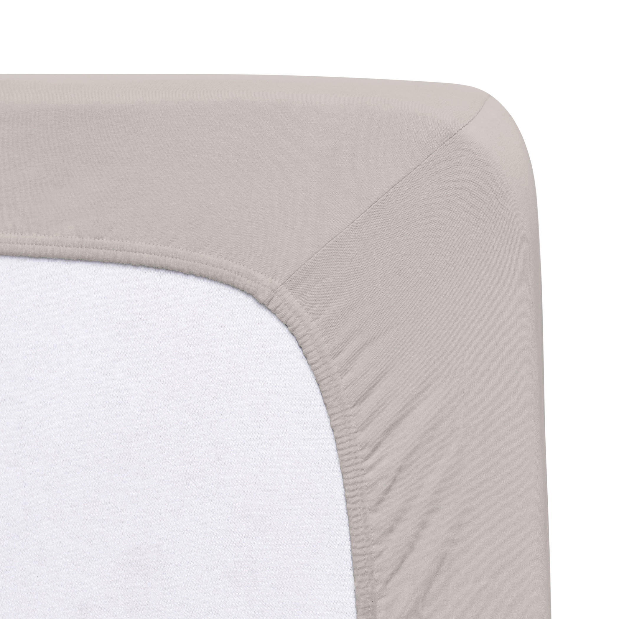 SPANNLEINTUCH 180-200/200-220 cm Jersey  - Beige, Basics, Textil (180-200/200-220cm) - Florella