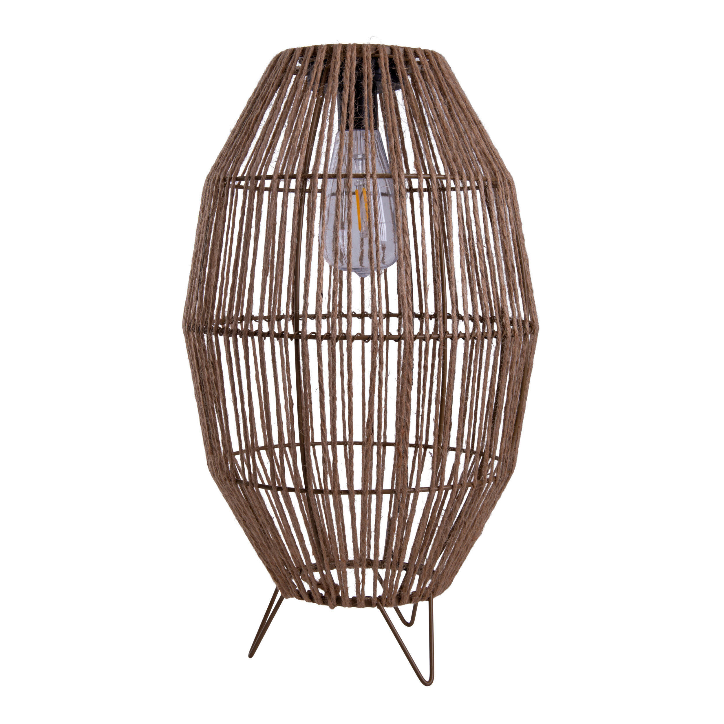 SOLARLEUCHTE Korbinian 19,5/19,5/34 cm   - Naturfarben, Basics, Kunststoff/Metall (19,5/19,5/34cm) - Näve