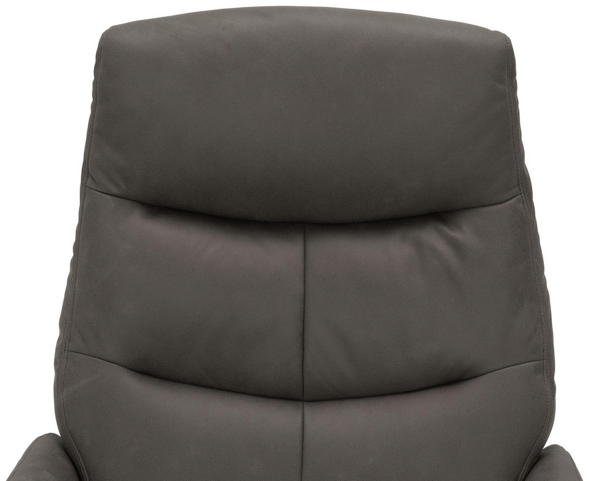 RELAXSESSELSET Mikrofaser    - Schwarz/Grau, Design, Textil/Metall (75/113/98cm) - Livetastic