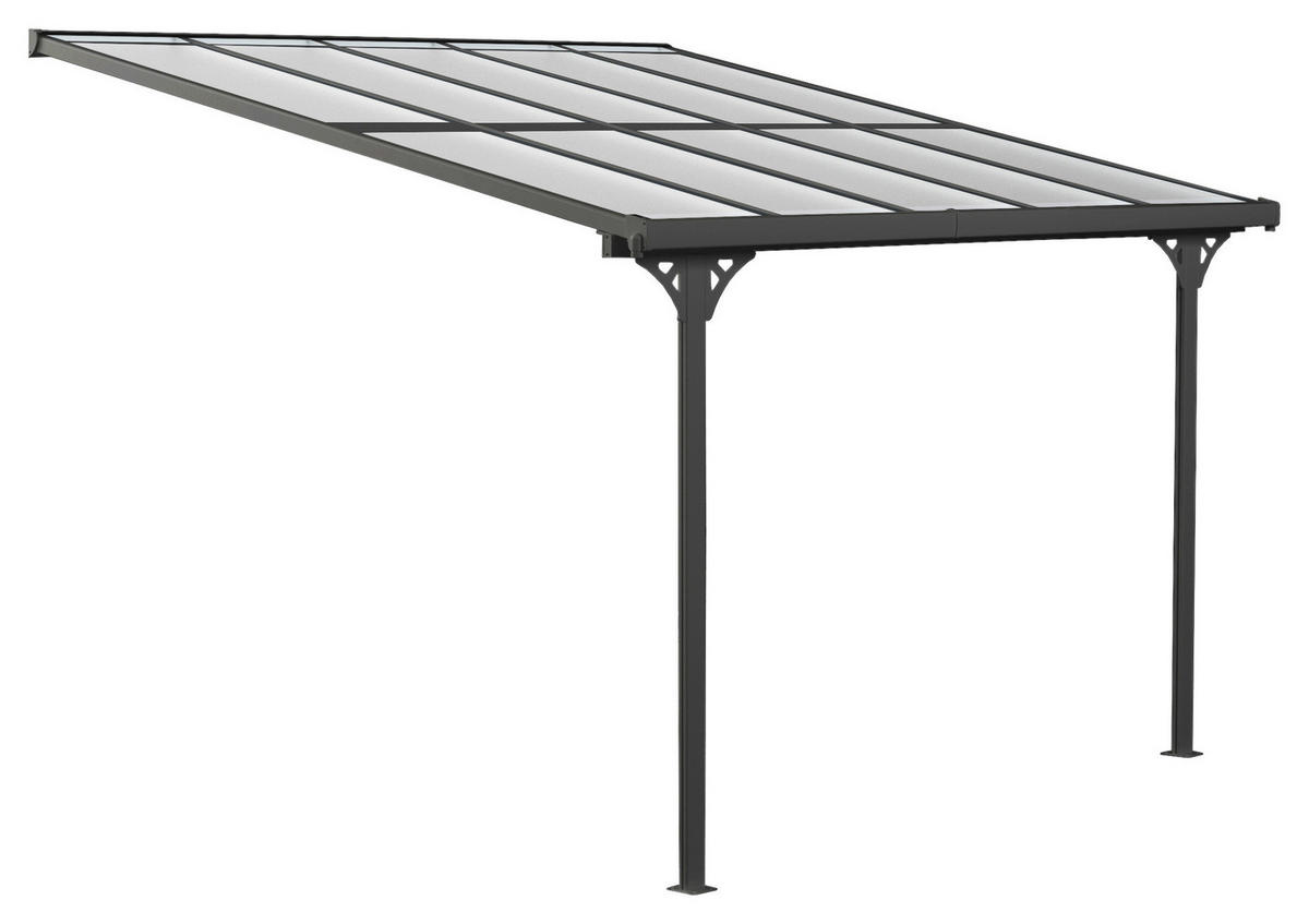 ZASTŘEŠENÍ TERASY   - černá, Basics, kov (313/225/300cm)